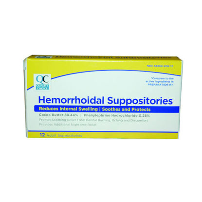 Picture of Hemorrhoidal suppositories 12 ct.