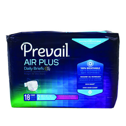 Picture of Prevail air plus large daily briefs with tabs  18 ct.  large: 45 –  62 in.