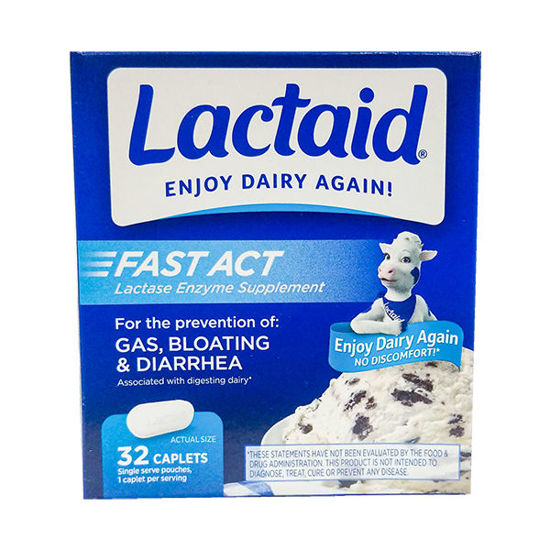 Picture of Lactaid fast acting caplets 32/ct.