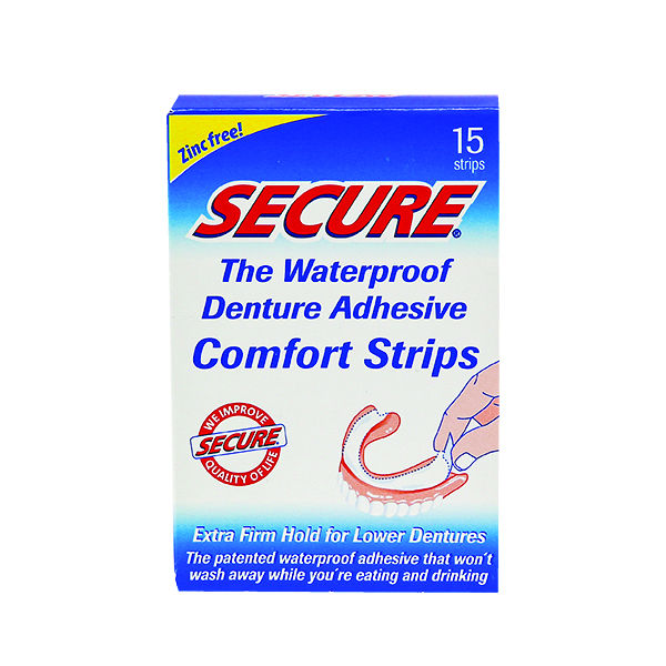 Highmark Wholecare OTC Store. Secure denture adhesive strips 15 ct.