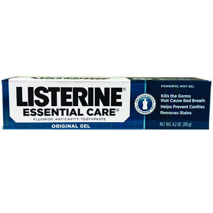 Picture of Listerine essential care original gel toothpaste 4.2 oz.