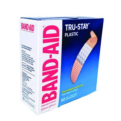 Picture of Band-Aid plastic bandages 3/4 in. x 3 in. 60 ct.
