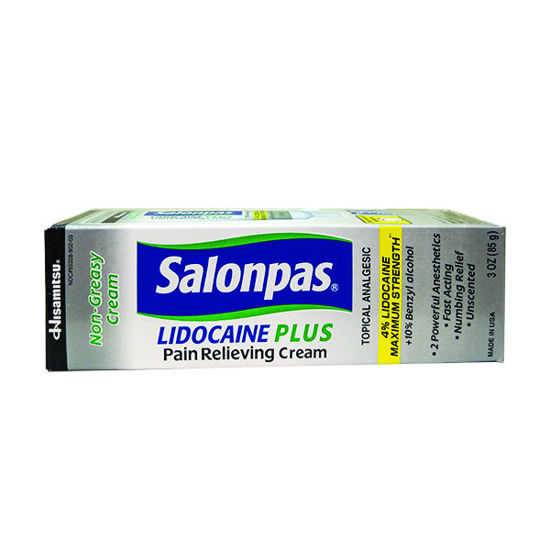 Picture of Salonpas lidocaine plus cream 3 oz.