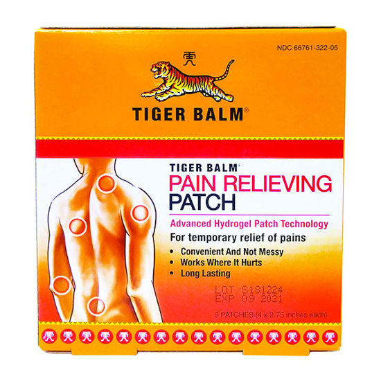 Picture of Tiger balm pain relieving patch 5 ct.