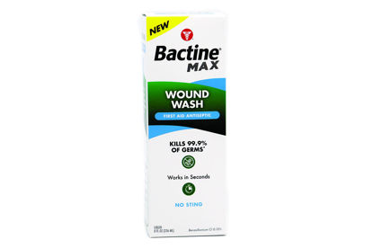Picture of Bactine Max wound wash 8 oz.