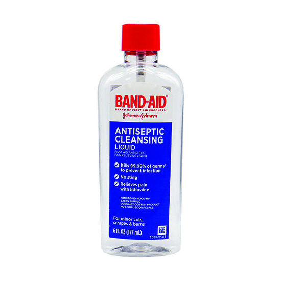 Picture of Band-Aid hurt free antiseptic wash 6 oz.