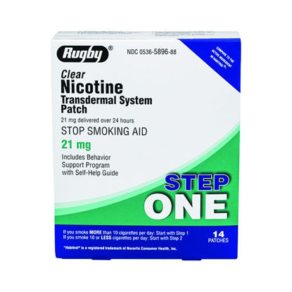 Picture of Nicotine patches step 1 - 21mg 14 ct.