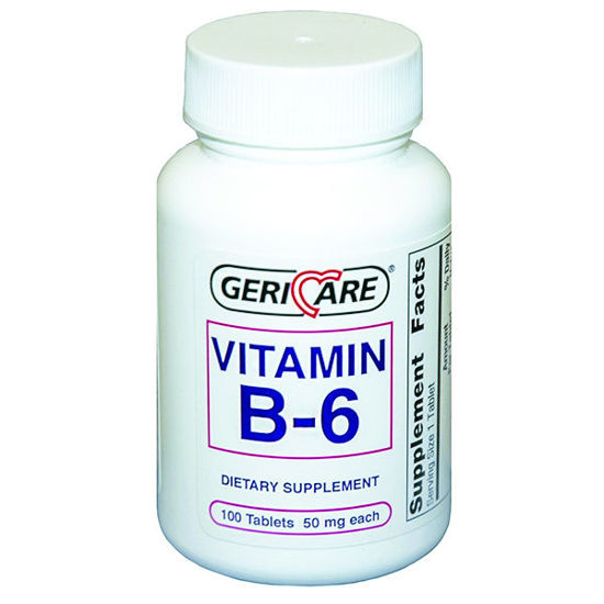 Picture of Vitamin B-6 50mg tablets 100 ct.