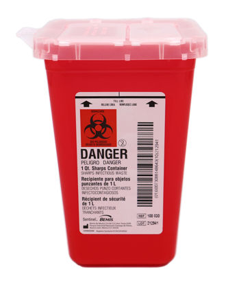 Picture of 1 QT sharps container