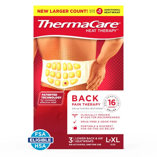 Picture of Thermacare lower back & hip heatwraps (3 ct)