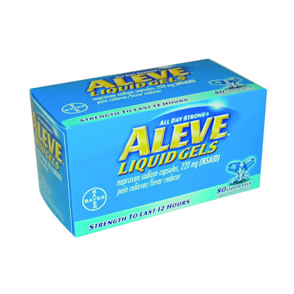 Picture of Aleve liquid gels 220mg 80 ct.